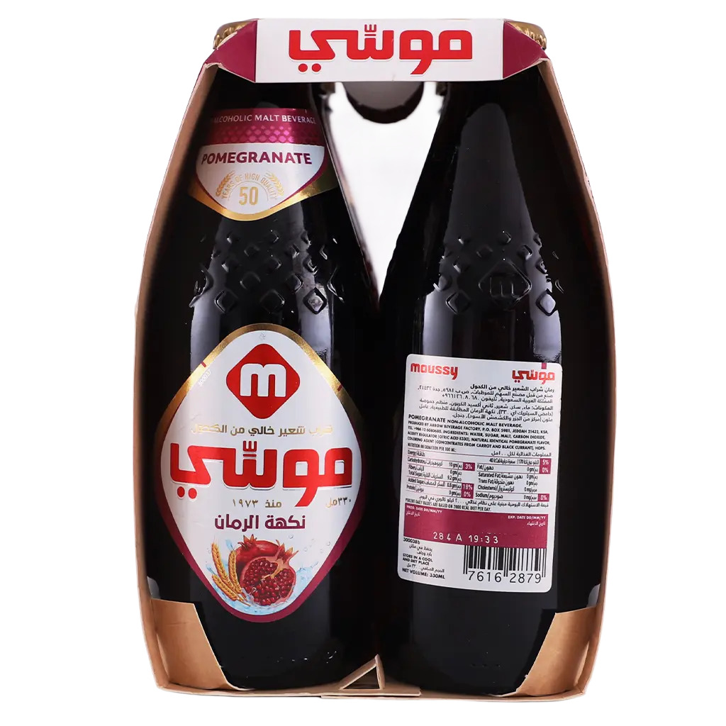 Moussy Malt Drink Pomegranate 6 pcs 330 ml - view 4