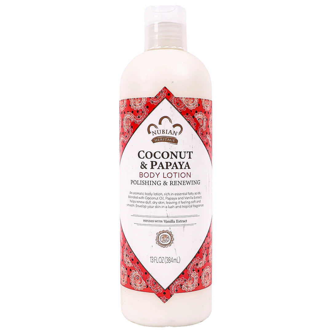 Nubian Heritage Body Lotion Coconut & Papaya 384 ml