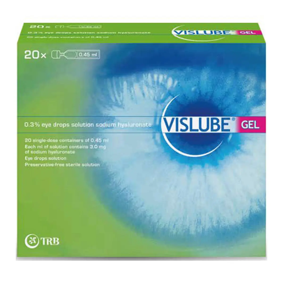 Vislube Eye Gel 20 Sdu - view 1