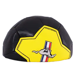 Mustang Football Black and Yellow Not Inflated with Air Color 5 inch
