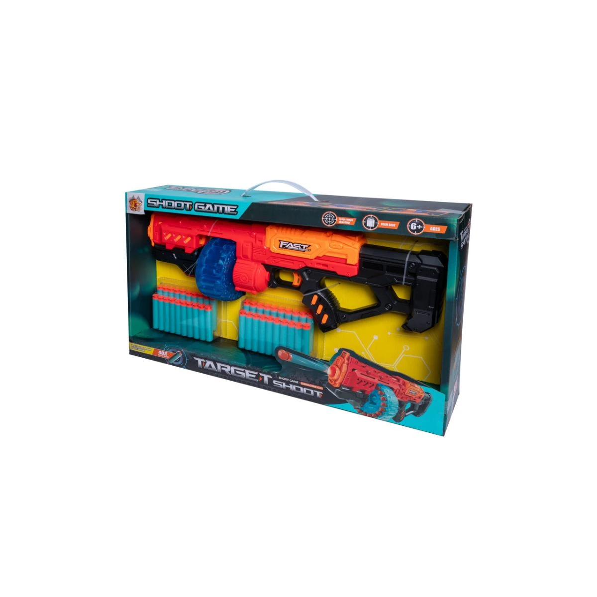 Gun Foam Dart Machine Gun 40 Shots