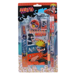 Naruto Set Stationery 7 In 1  
