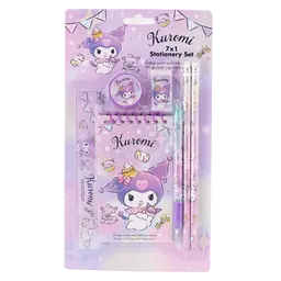 Kuromi Set Stationery 7 In 1
