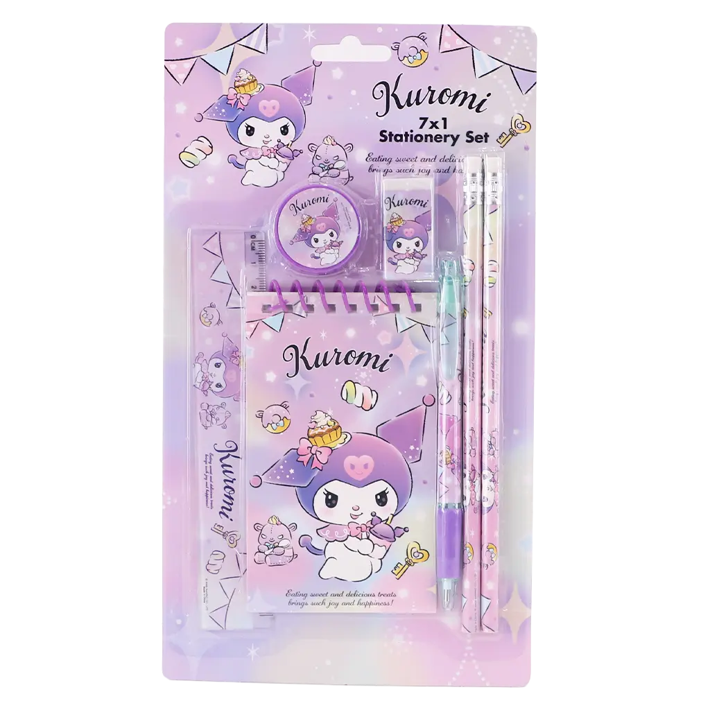 Kuromi Set Stationery 7 In 1 - view 1