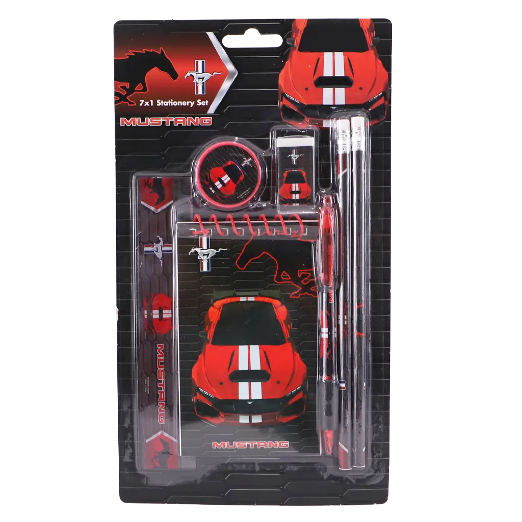 Mustang Set Stationery 7 In 1  - view 1
