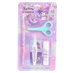 Kuromi Stationery Set 6 in 1 