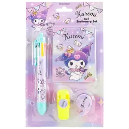 Kuromi Stationery Set 4 in 1  