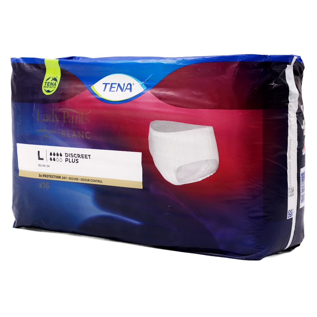 Tena Lady Pants Blanc Discreet Plus Large 16 pcs
