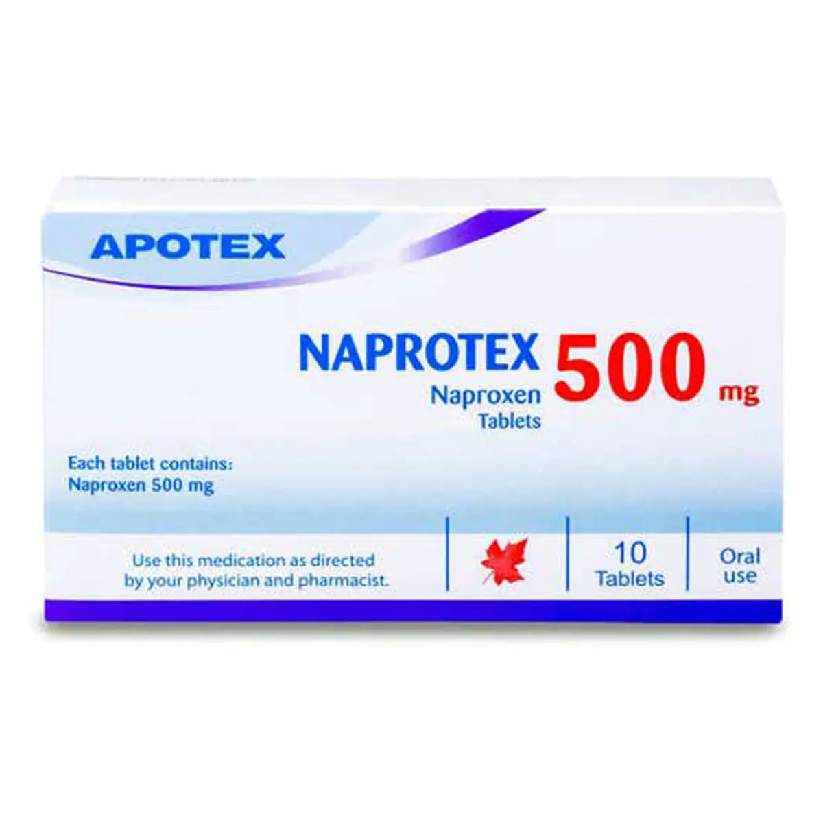 Naprotex 500 mg 10 Tablets - view 1