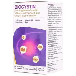 Biocystine 120 Chewable Tablets