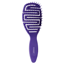 Dompel Silicon Brush All Hair Types Purple