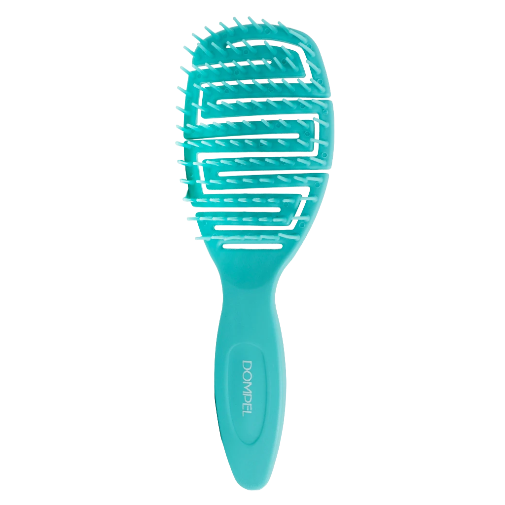 Dompel Silicon Brush All Hair Types Green
