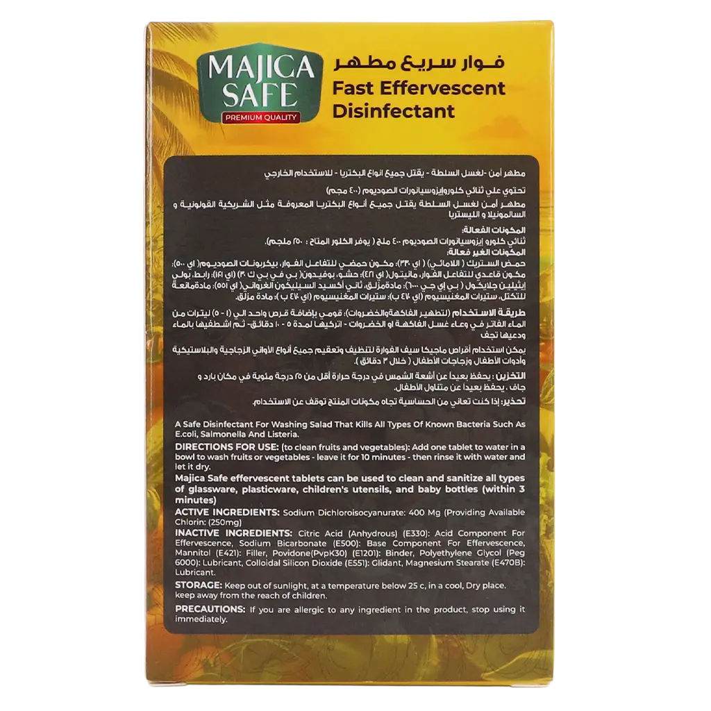 Majica Safe Fast Effervescent Disinfectant - view 3