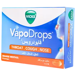 Vicks Vapo Drop Orange 16 pcs