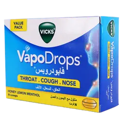 Vicks Vapo Drop Honey Lemon 36 pcs