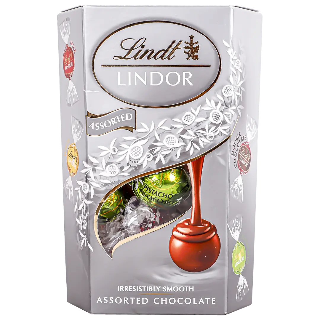 Lindt Lindor Silver Cornet 200 gm - view 2