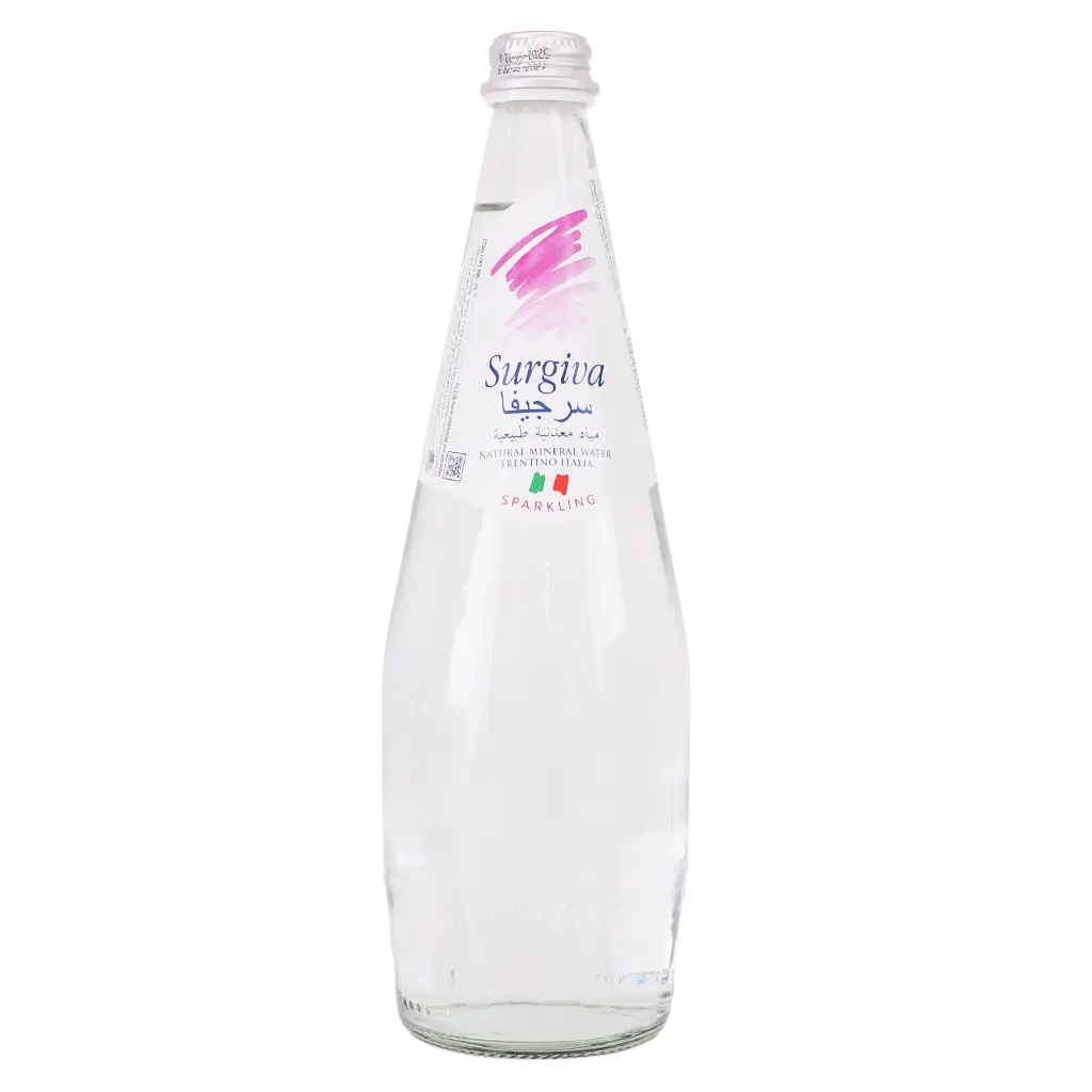 SurgivaNatural Mineral Sparkling   Italian Water    Glass 750 ml - view 1