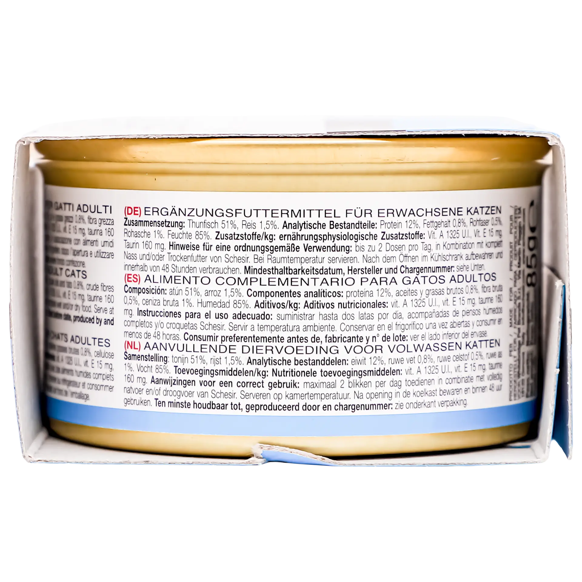 Schesir Wet Cat Food Tuna in Jelly 85 g - view 4