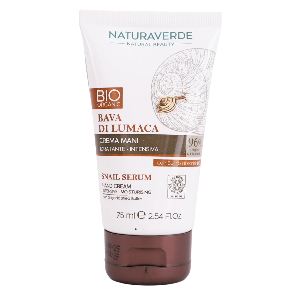 Naturaverde Hand Cream Snail Serum with Organic Shea Butter 75 ml
