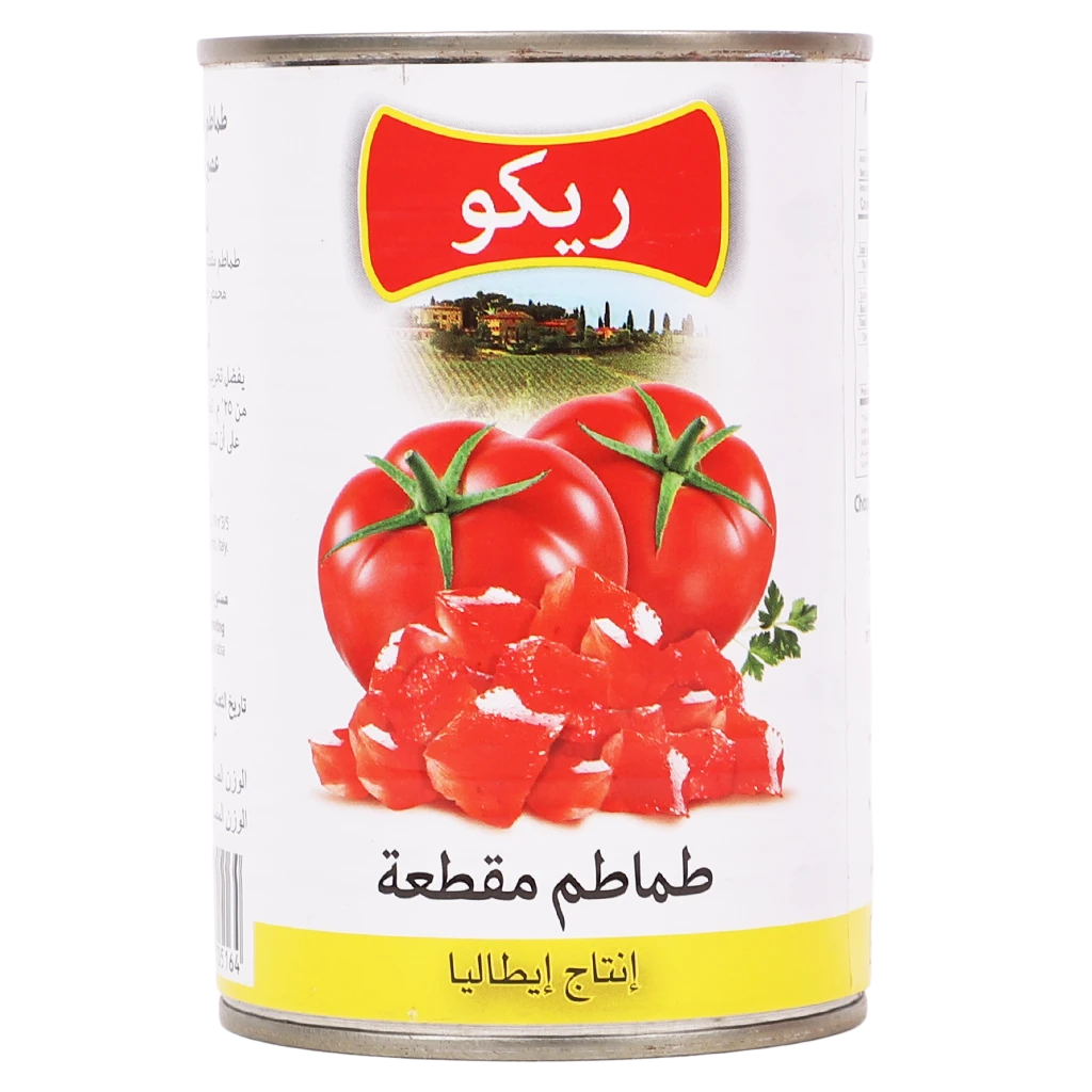 ريكو طماطم مقطعة  ​​400جم