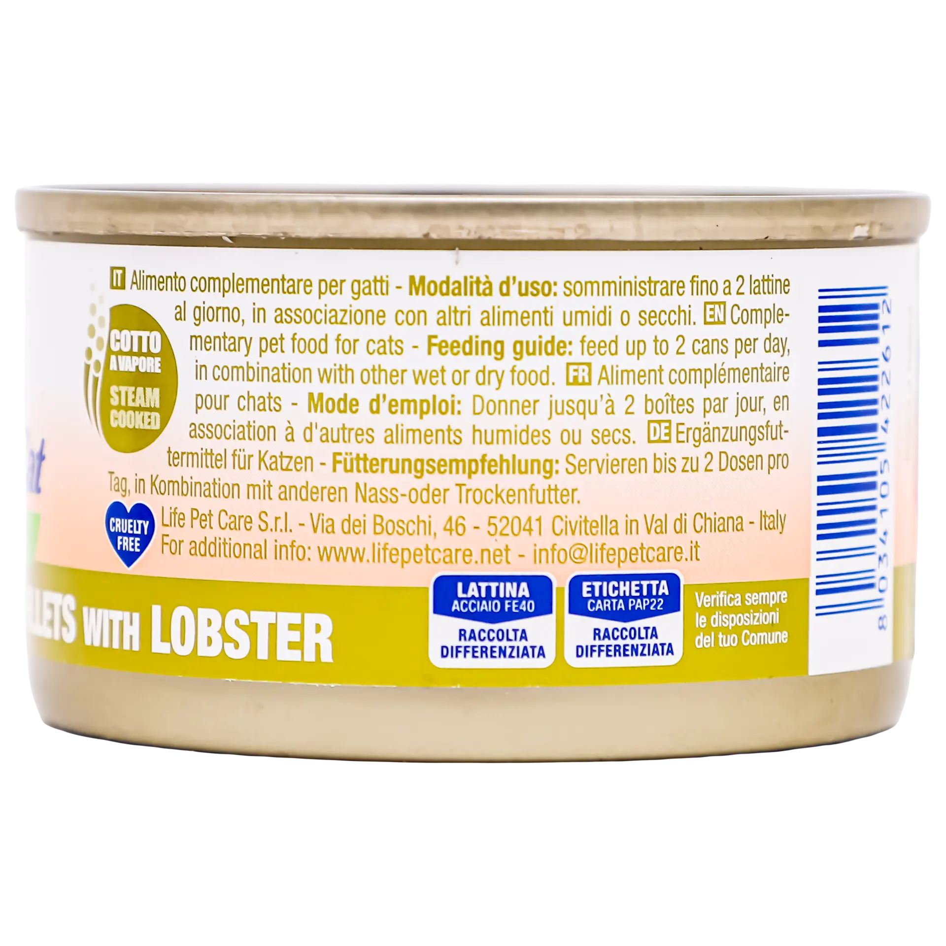Life Cat Canned Chicken Fillet with Crab 85 gm  - view 2