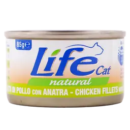 Life Cat Chicken Fillet With Duck Canned Cat Food 85 gm