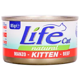 Life Cat Wet Food For Kitten With Beef 85 gm 