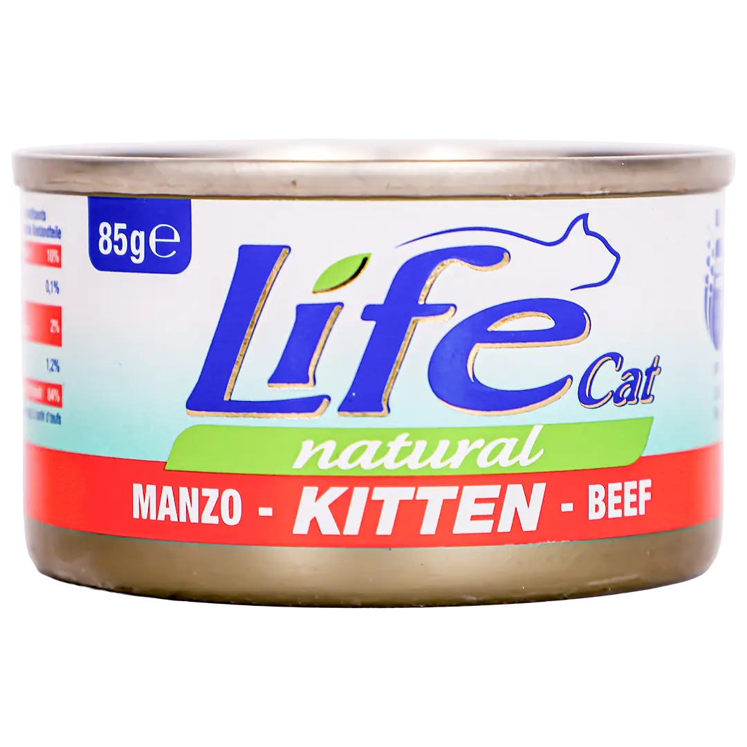 Life Cat Wet Food For Kitten With Beef 85 gm  - view 1
