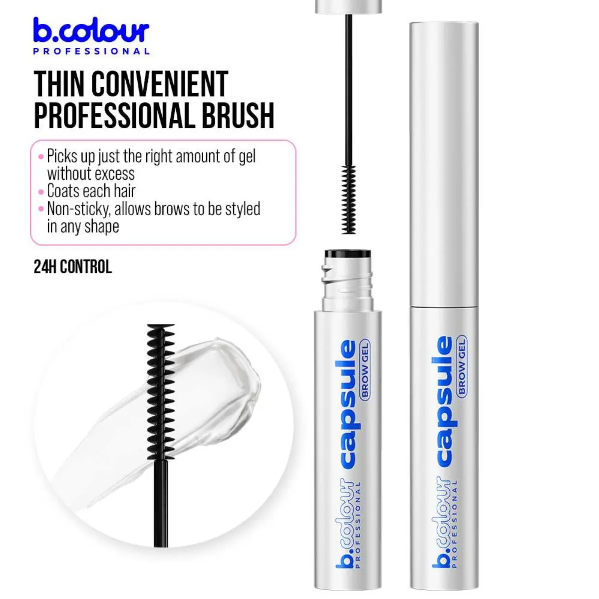 B.Colour Pro Capsule Brow Gel With Lamination Effect 24H Control - view 7