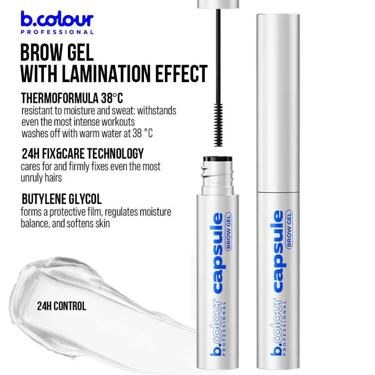 B.Colour Pro Capsule Brow Gel With Lamination Effect 24H Control - view 8