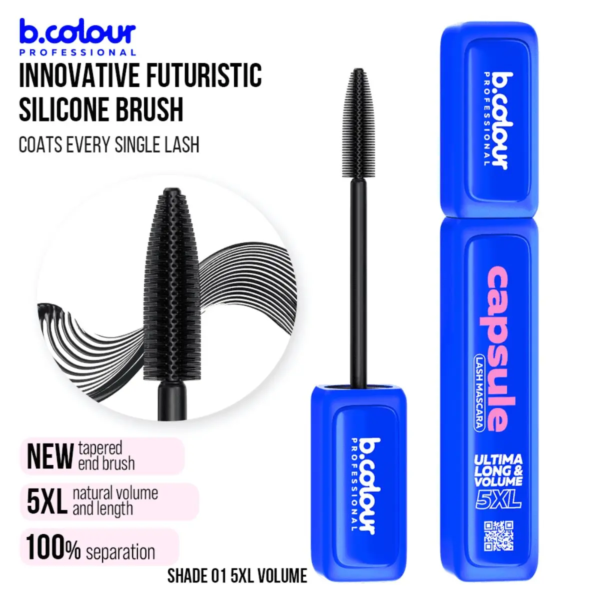 7Days B.Colour Pro Capsule Superstay Black Lash Mascara 01 5Xl Volume - view 9