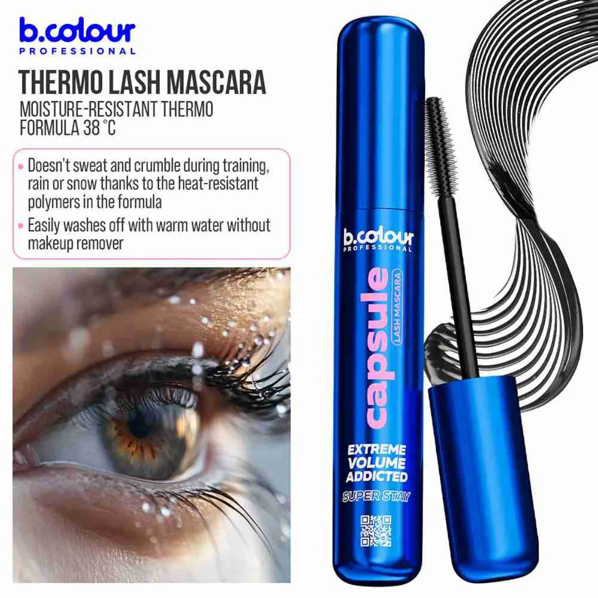7Days B.Colour Pro Capsule Superstay Black Lash Mascara 04 Extreme Volume - view 4
