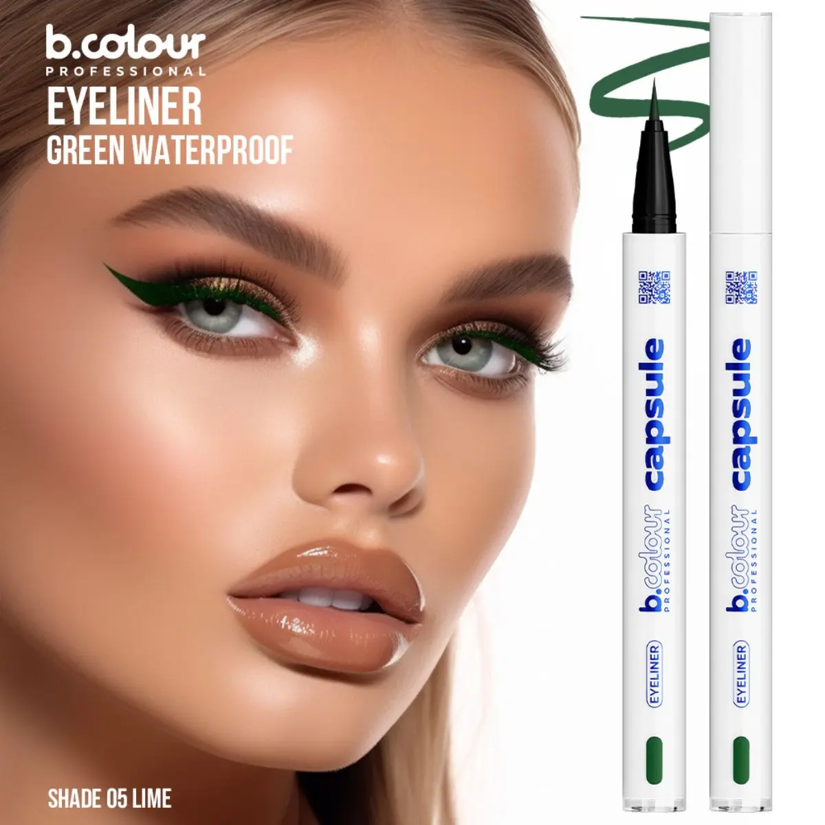 7Days B.Colour Pro Capsule Waterproof Eyeliner 05 Lime - view 4