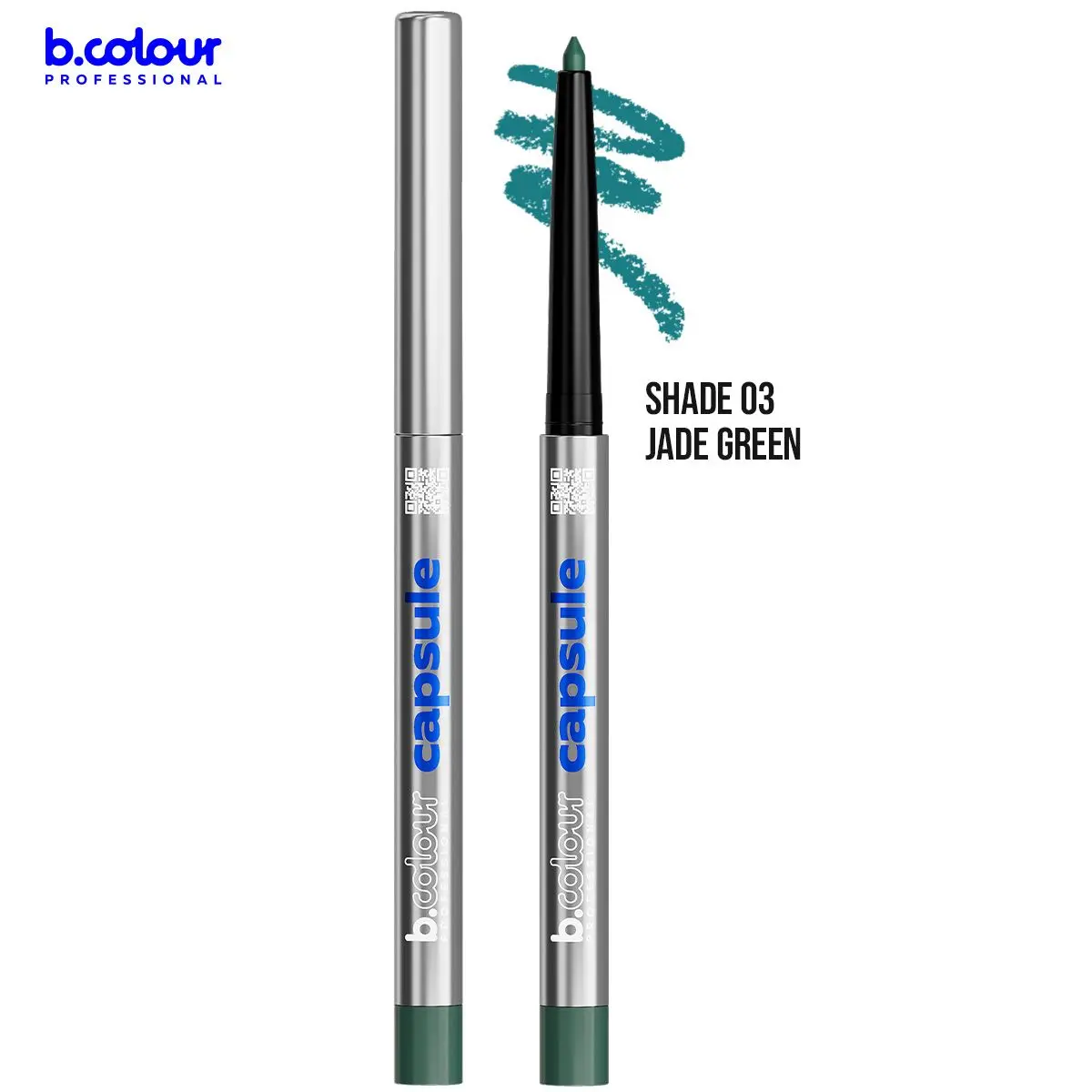 7Days B.Colour Pro Capsule Automatic Kajal Eye Pencil 03 Jade Green - view 1