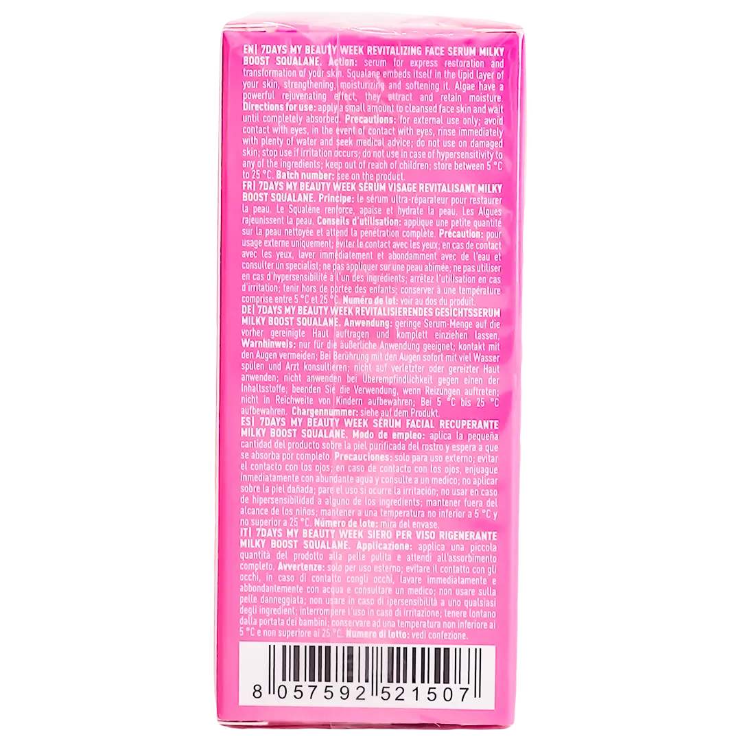 7Days Revitalizing Face Serum Milky Boost Squalane 20 ml - view 4