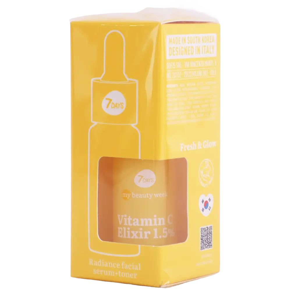 7Days Radiance Facial Serum+Toner Vitamin C Elixir 20 ml - view 2