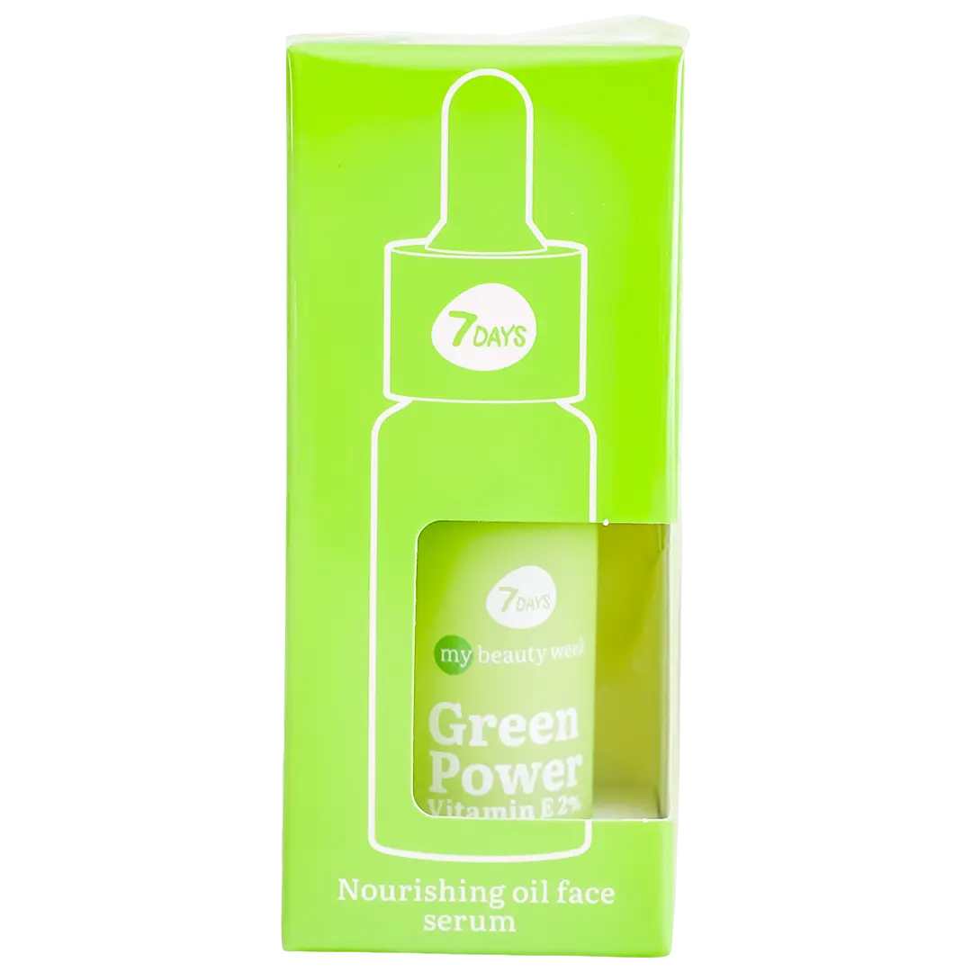 7Days Nourishing Oil Face Serum green Power Vitamin E 20 ml - view 3