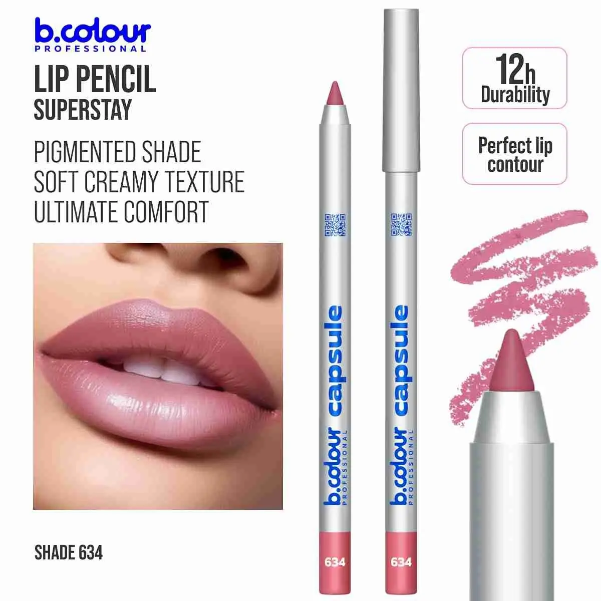 B.Colour Pro Capsule Superstay Lip Pencil 634 - view 5