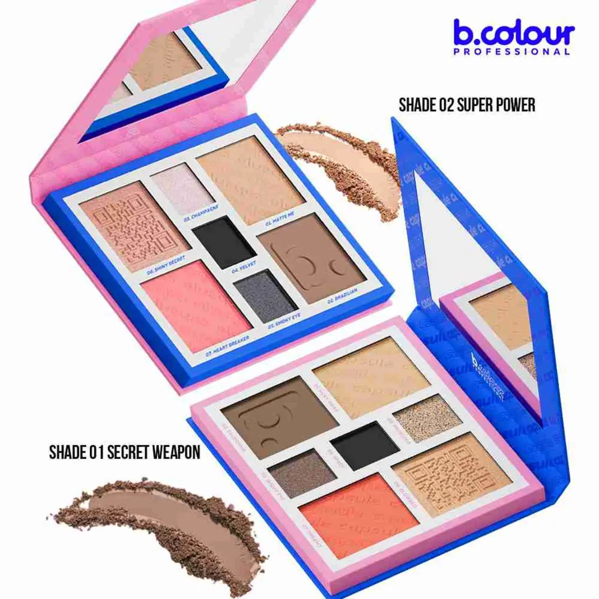 7Days B.Colour Pro Capsule Contouring Face And Eyes Palette 01 Secret Weapon - view 2