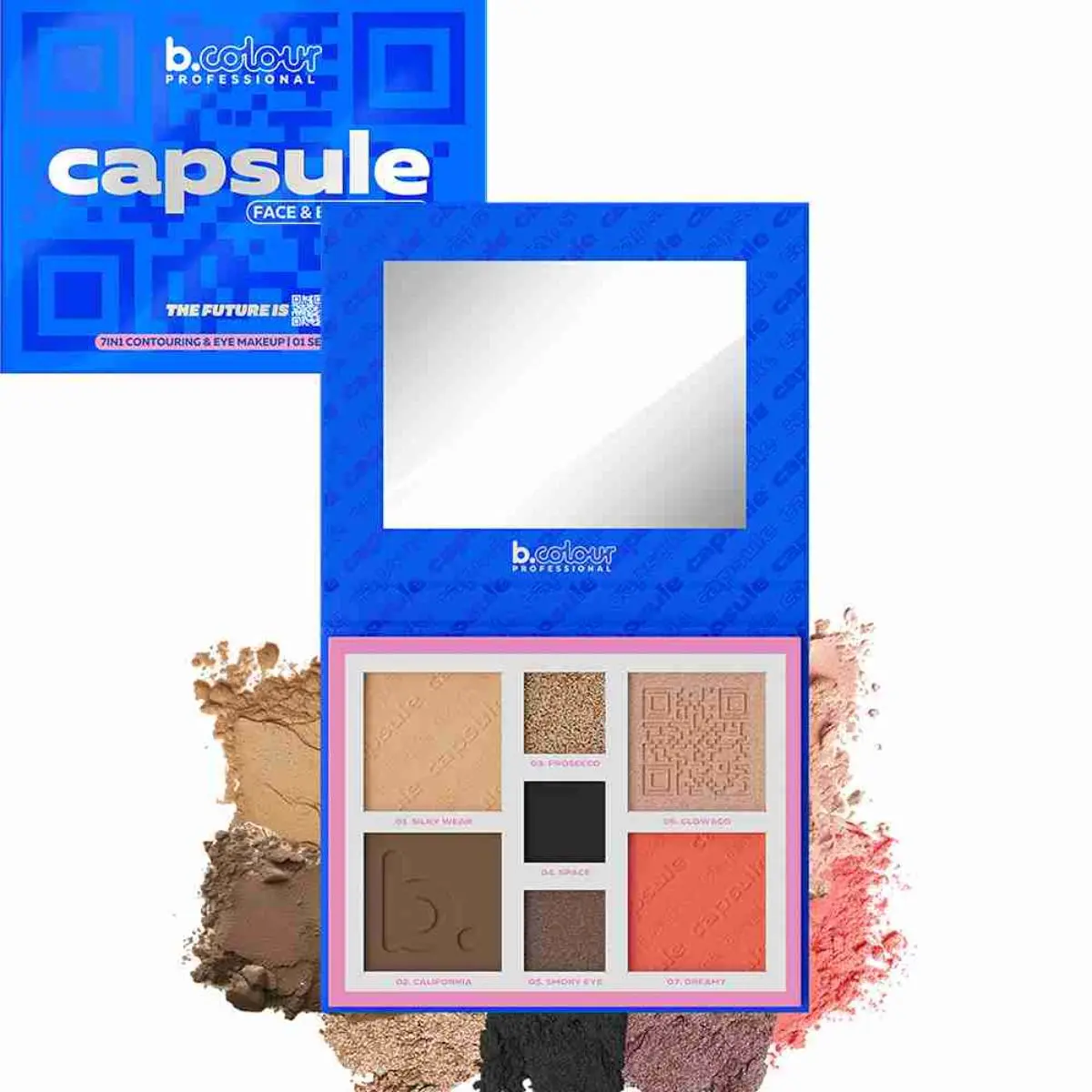 7Days B.Colour Pro Capsule Contouring Face And Eyes Palette 01 Secret Weapon - view 4