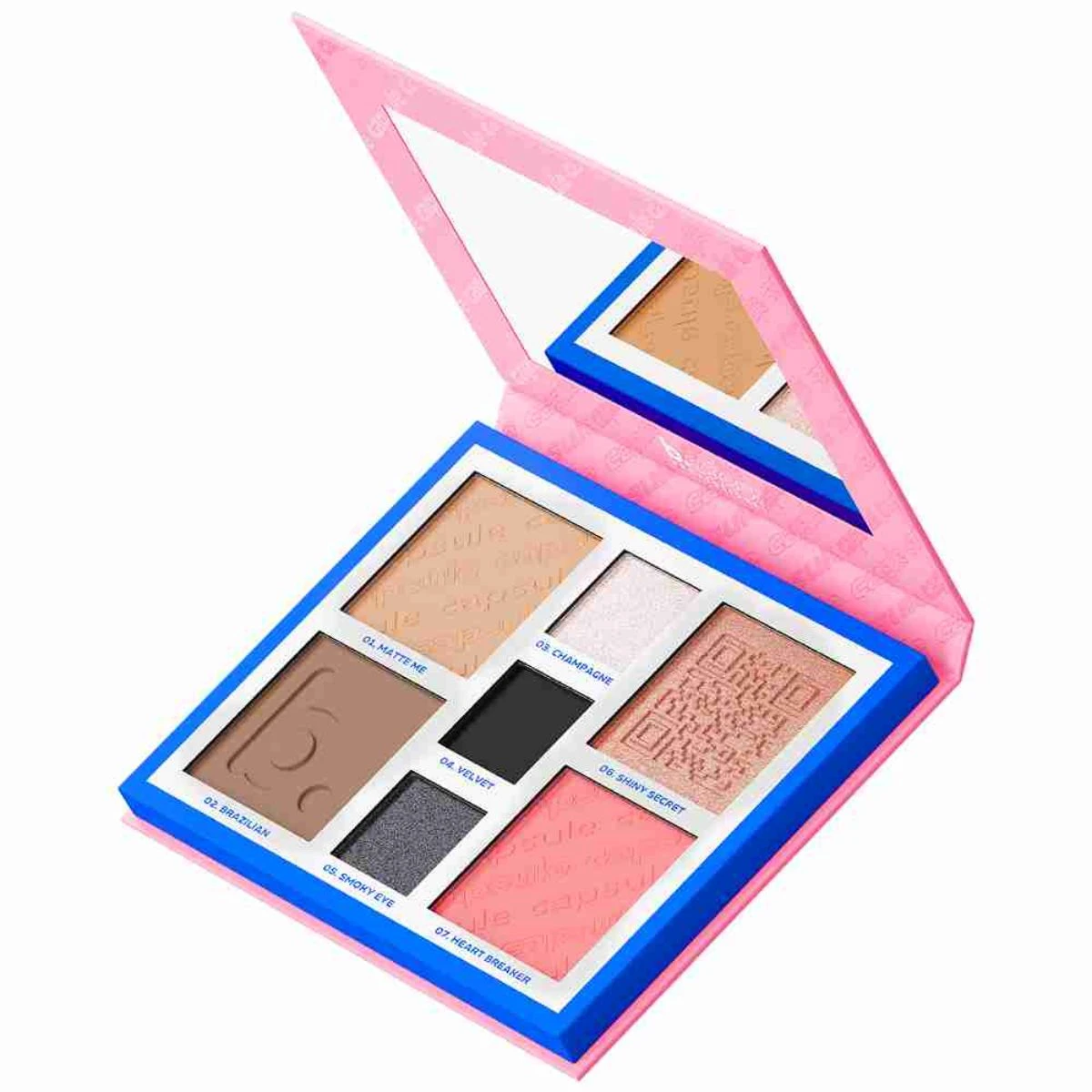 7Days B.Colour Pro Capsule Contouring Face And Eyes Palette 02 Super Power