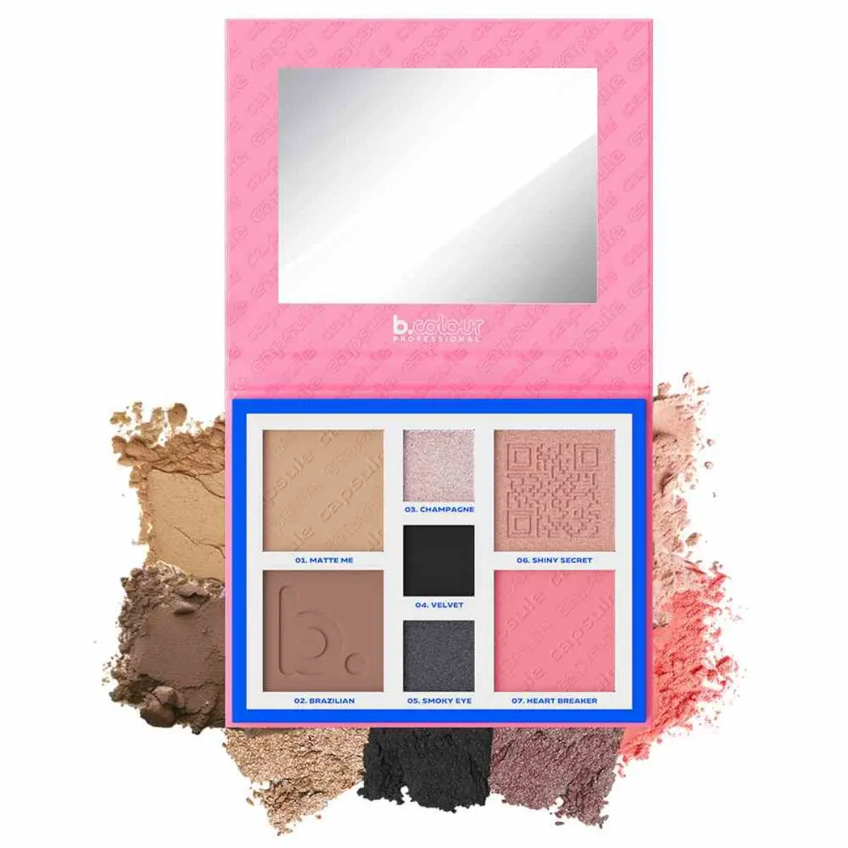 7Days B.Colour Pro Capsule Contouring Face And Eyes Palette 02 Super Power - view 4