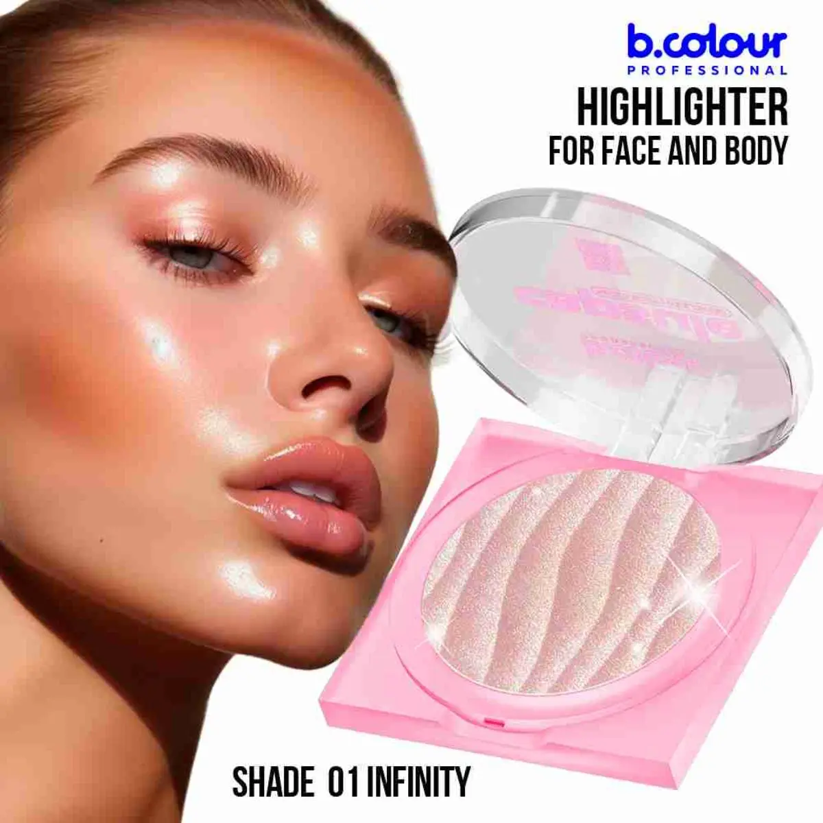 7Days B.Colour Pro Capsule Face And Body Highlighter 01 Infinity - view 6