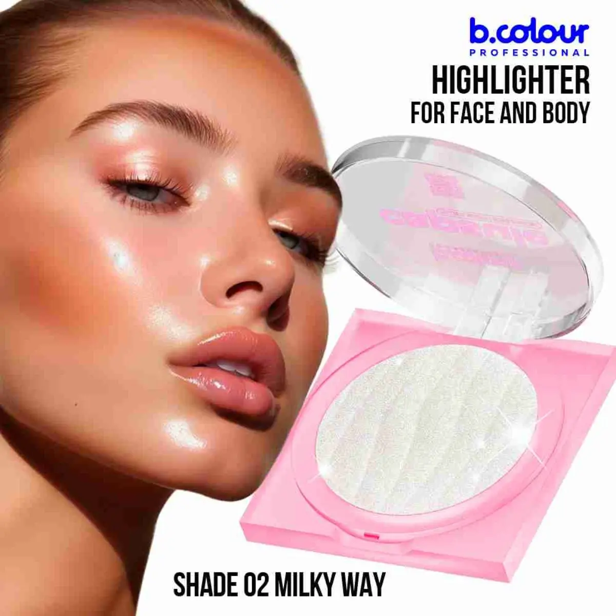 7Days B.Colour Pro Capsule Face And Body Highlighter 02 Milky Way - view 6