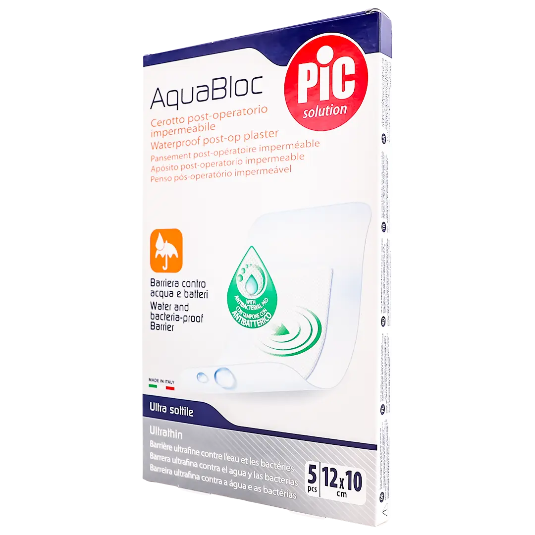 Pic Aqua Bloc With Chg Plaster 12 Cm X 10 Cm 5 Pcs - view 1