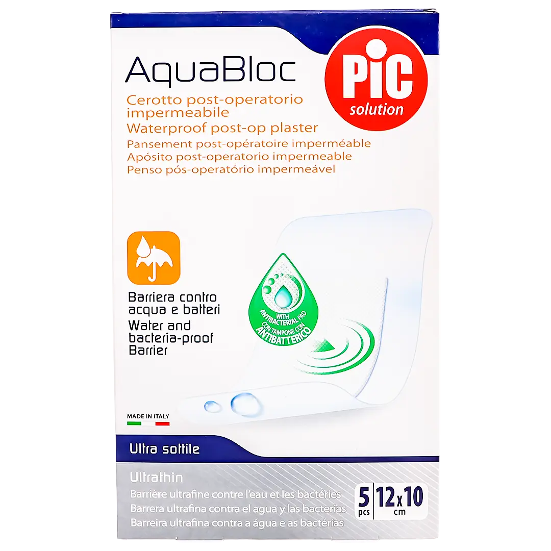Pic Aqua Bloc With Chg Plaster 12 Cm X 10 Cm 5 Pcs - view 2