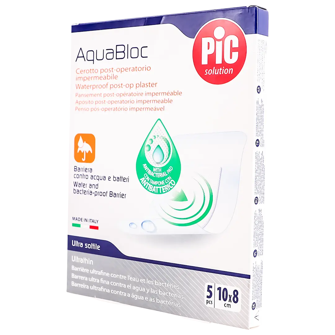 Pic Aqua Bloc With Chg Plaster 8 Cm X 10 Cm 5 Pcs - view 1