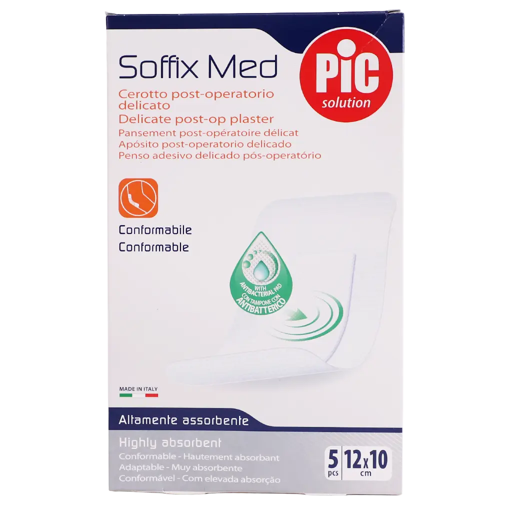 Pic Soffix Med With Chg Plaster 12 Cm X 10 Cm 5 Pcs - view 3