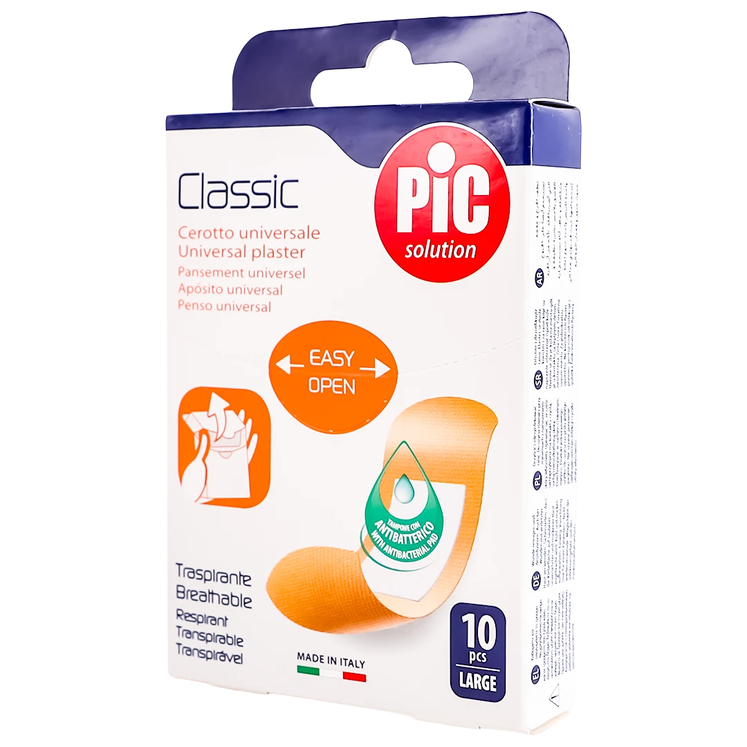 Pic Classic Plaster Anti-Bacterial Large 10 Pcs
