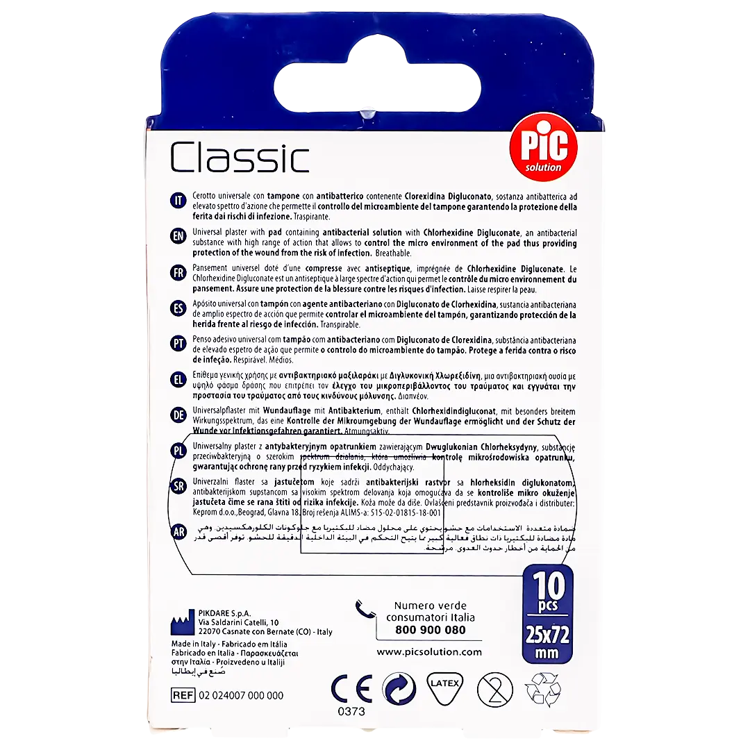 Pic Classic Plaster Anti-Bacterial Large 10 Pcs - view 3